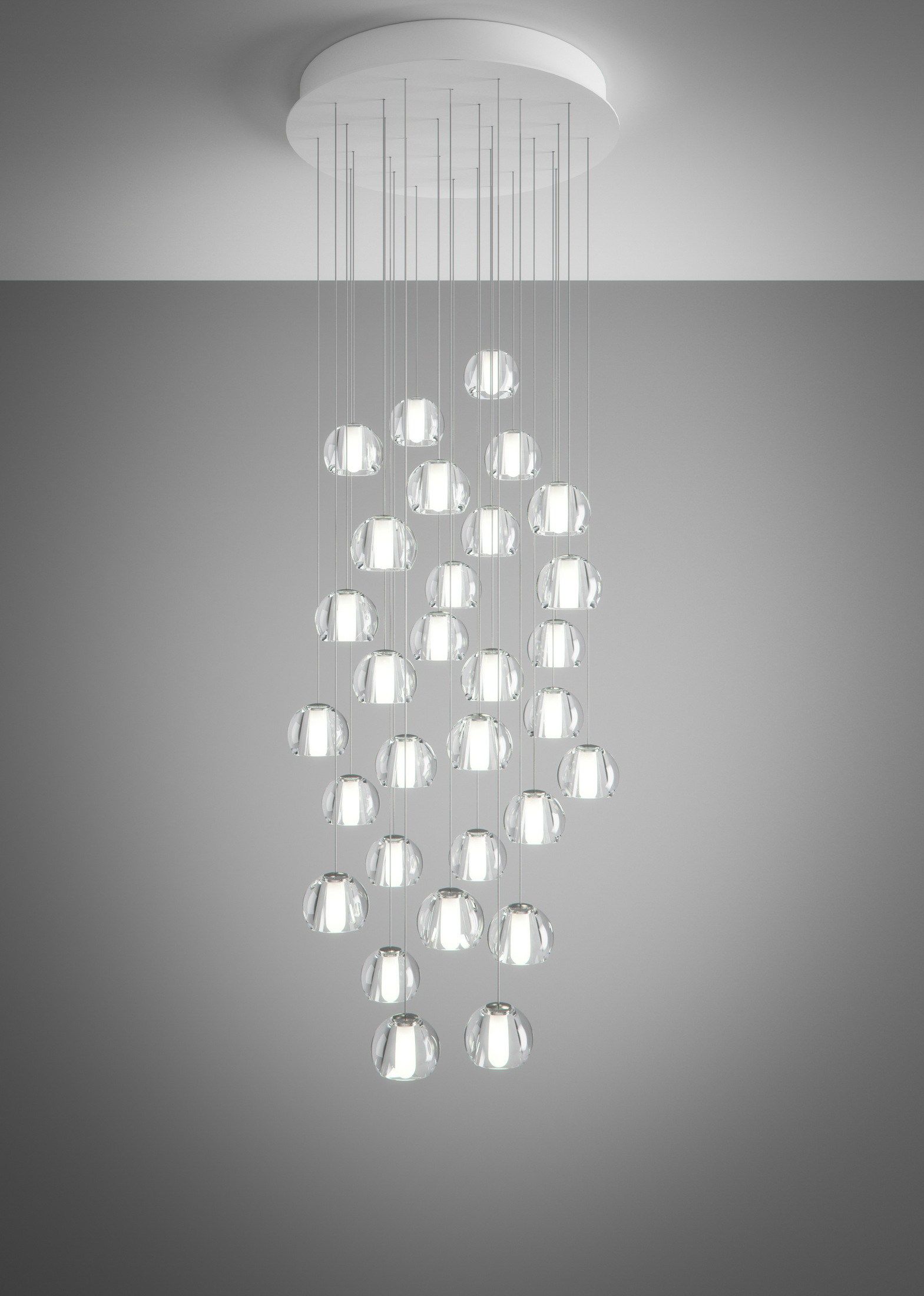 Кристалл подвесной светильник Fabbian Multispot ARCH-00044771 - Вид №4