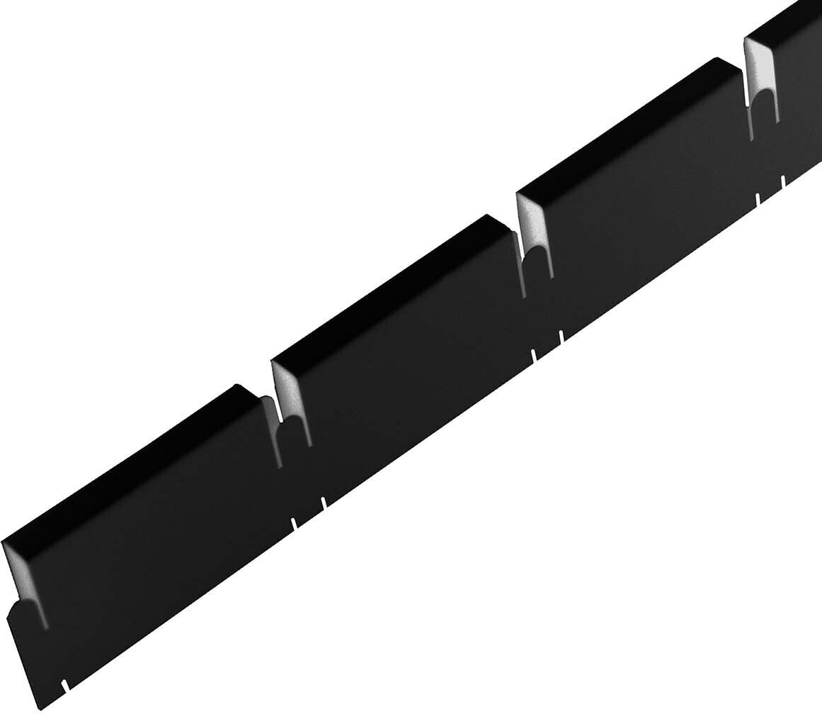 82151751 Профиль грильято папа 75x75x40 мм черный 0.6 м STLM-0020482 АЛБЕС