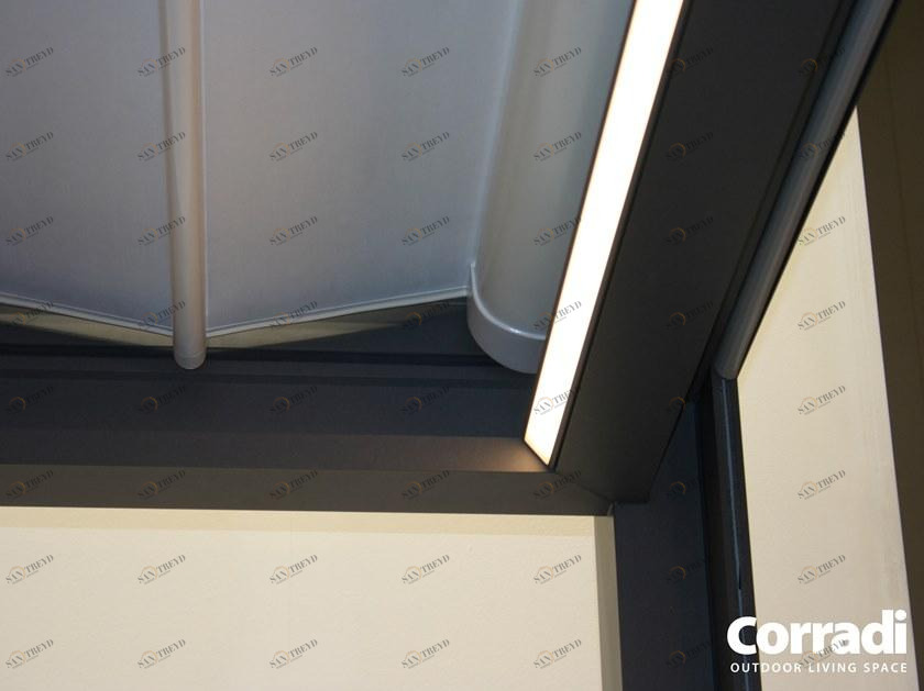 Corradi Настенный светильник для улицы из металла с диммером Chiusure e complementi sun-id-1363640