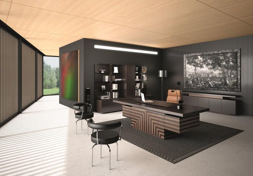 ARTOM by Ultom Офисный книжный шкаф из дерева и стекла Taiko sun-id-1384554 - Вид №4