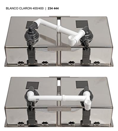 521617 Кухонная мойка Blanco Claron 400/400-IF  Blanco Claron - Вид №2