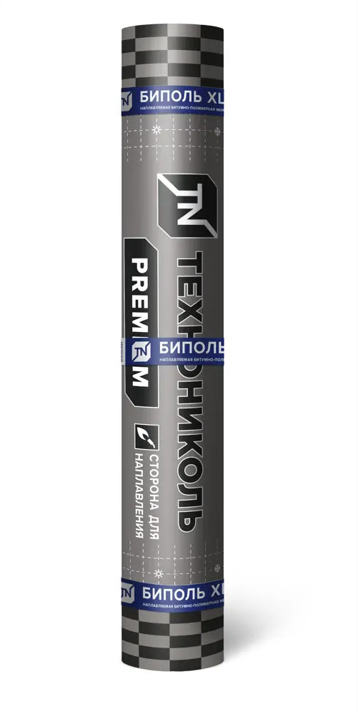 ТЕХНОНИКОЛЬ Биполь XL ЭКП-5.0 - кровельный материал с сланцевым покрытием 82154510