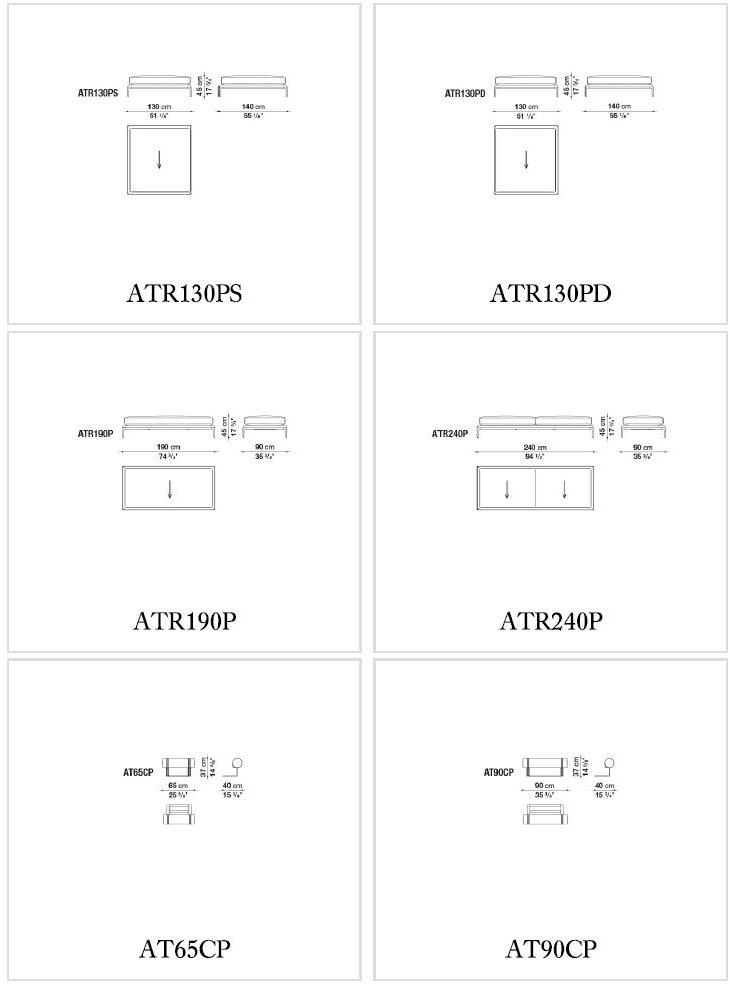 B&B Italia Угловой диван в ткани Atoll sun-id-1427879 - Вид №10