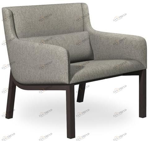 ROSSIN Кресло из ткани с подлокотниками Aris sun-id-1376555