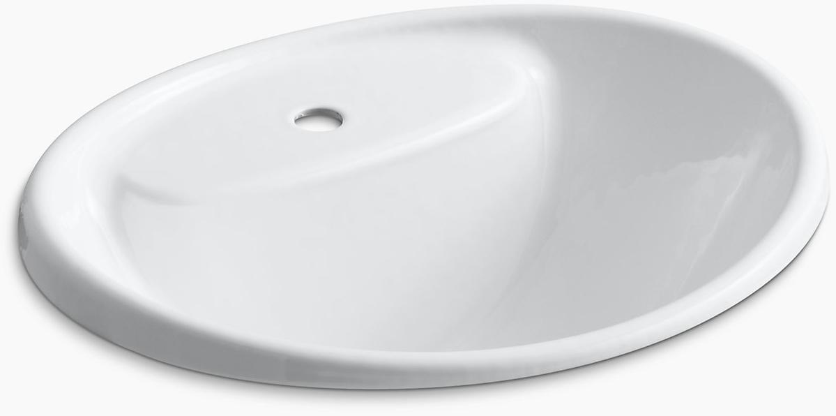 KOHLER Встраиваемая мойка Tides с одним отверстием для смесителя K-2839-1-95  - Вид №1