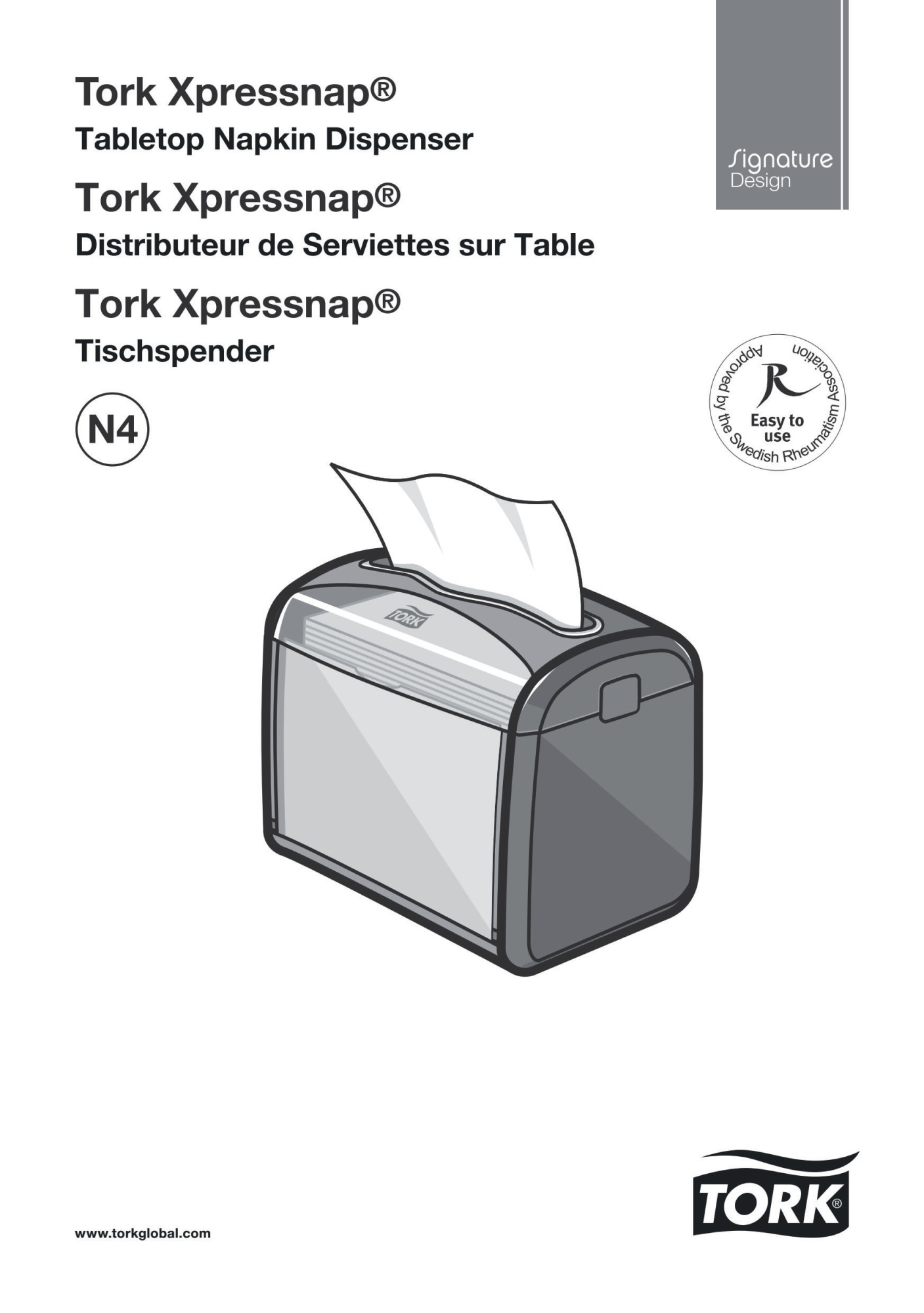 27261238 Диспенсер для столовых салфеток Xpressnap® Tork 