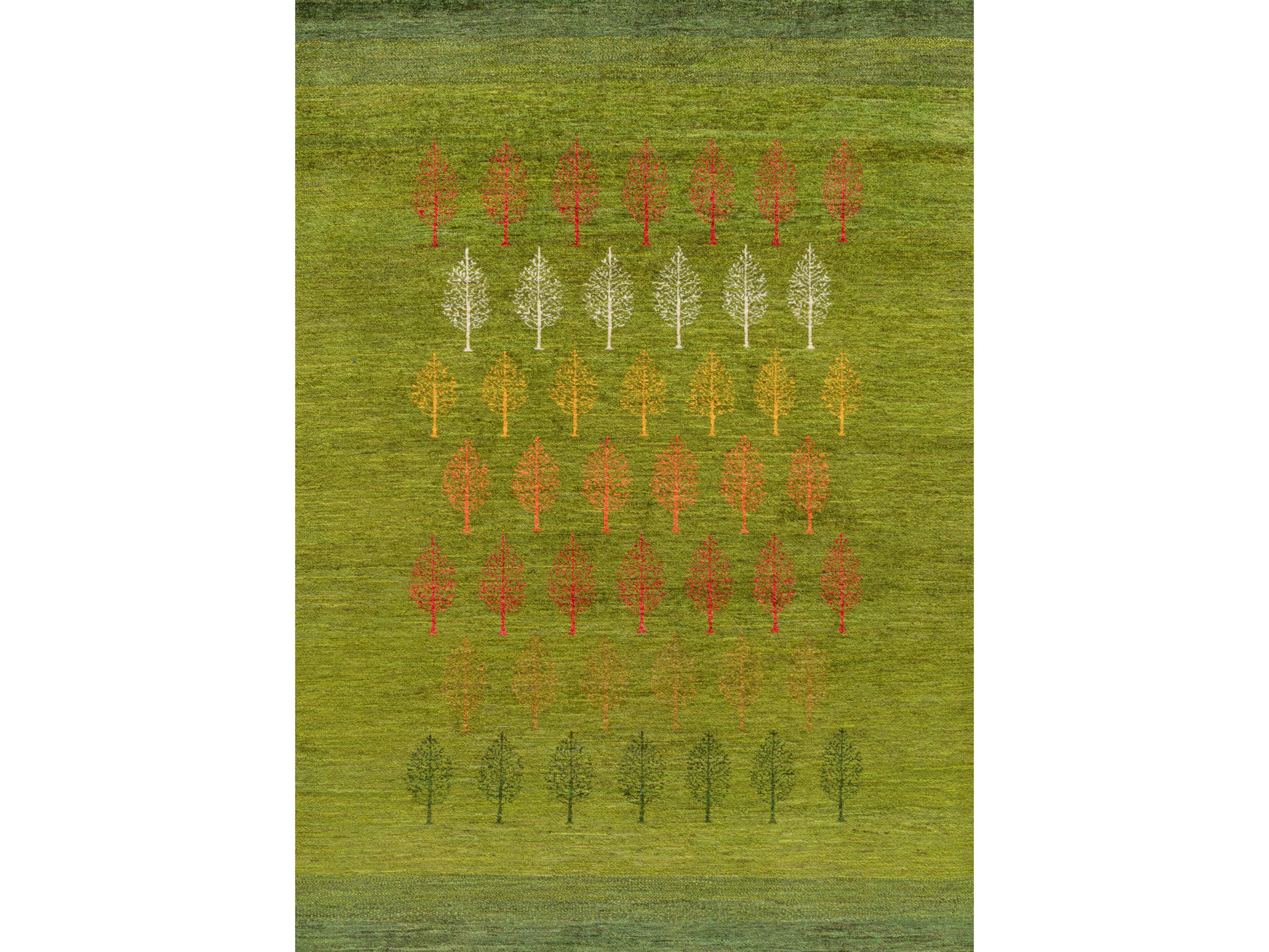 Прямоугольный шерстяной ковер Zollanvari Gabbehs Flora &amp ARCH-00065146 - Вид №1