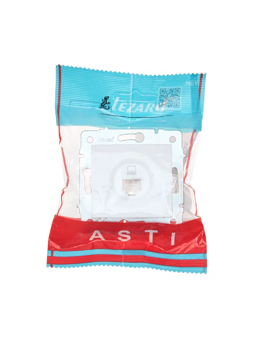 ASTI Розетка компьютерная белая механизм LEZARD 7081-0288-139