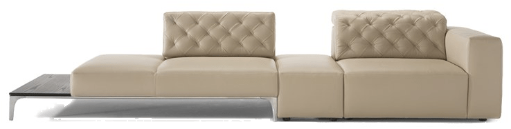 Natuzzi Секционный раскладывающийся кожаный диван Skyline sun-id-1498746 - Вид №3