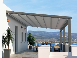 Пергола с раздвижной крышкой