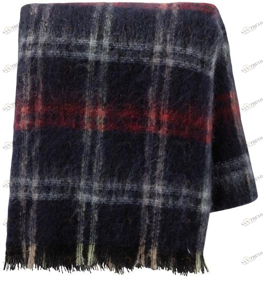 Alexandre Turpault Плед тартан из мохера sun-id-1471530