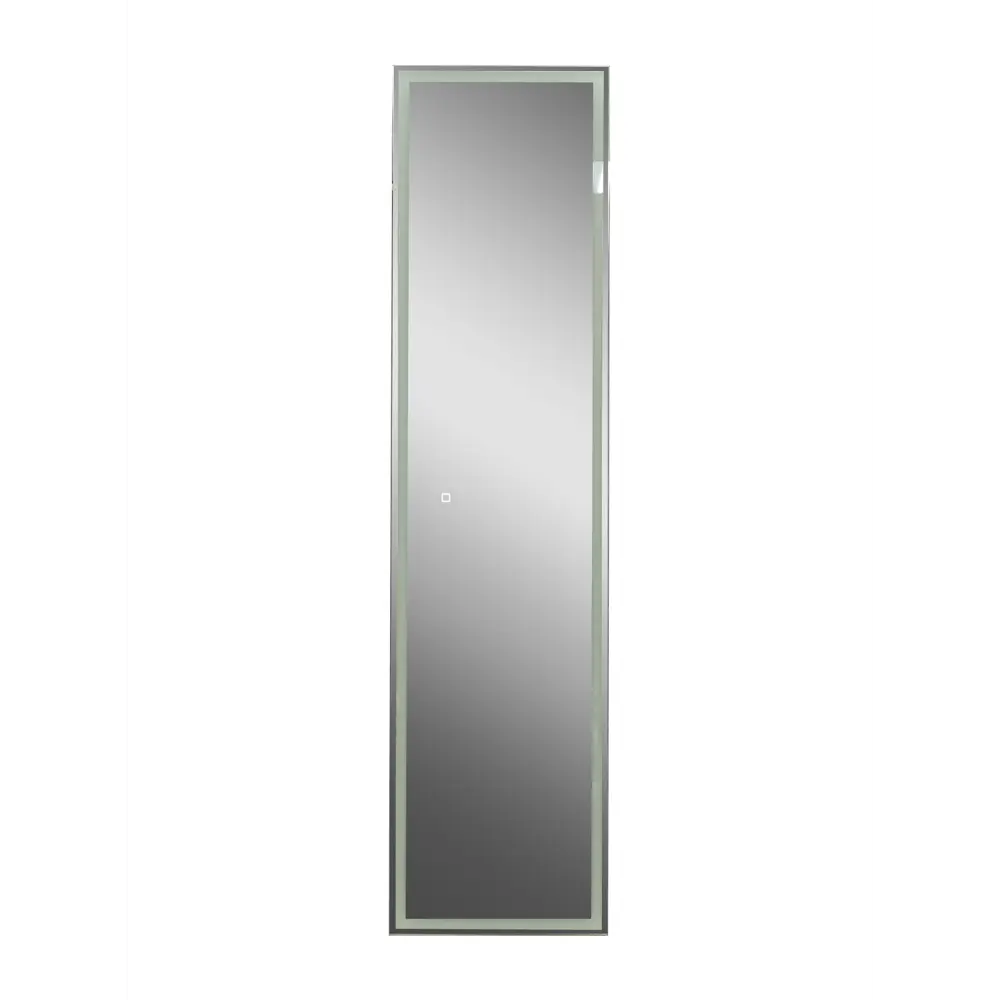 Шкаф зеркальный подвесной Montero Black LED с подсветкой 40x160 см цвет черный 89180067 STLM-2196032 Santreyd - Вид №1