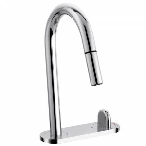 Graffio Смеситель для умывальника с керамическим картриджем на тарелке, touch. HO104