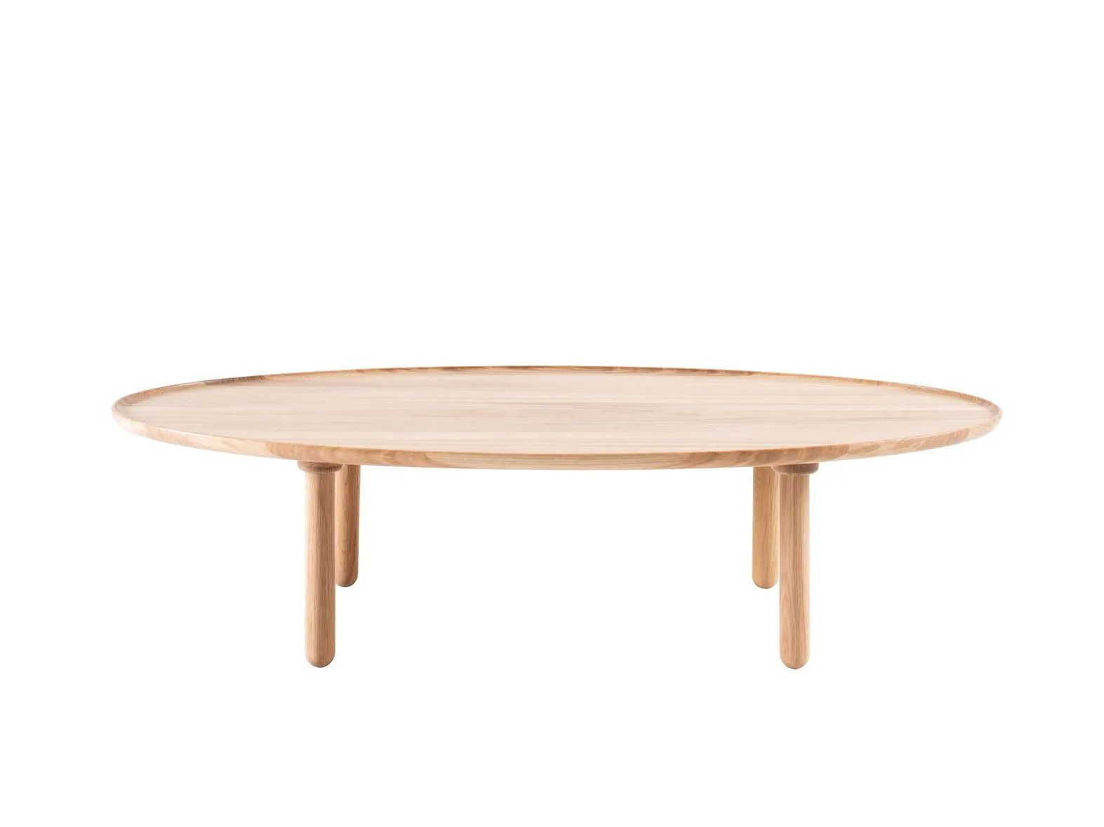 Овальный журнальный столик из дуба Gazzda Mu ARCH-00151248