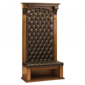 11122 Прихожая с полкой для обуви Тауэр 1 Орех Шоколад BOGACHO