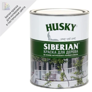 Husky Siberian - Полуматовая краска для дерева с защитой от влаги, 0.9 л 85578768