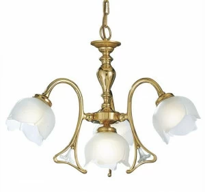 Possoni Illuminazione Люстра из полированной латуни с очками Liberty 1400/3+1