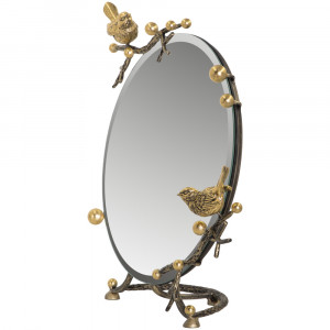 79029 Зеркало Терра настольное Каштан Амбер BOGACHO