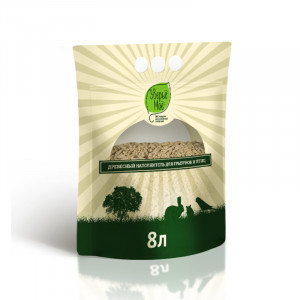 ПР0035311 Наполнитель для для грызунов и птиц древесный 8л ЗВЕРЬЕ МОЕ
