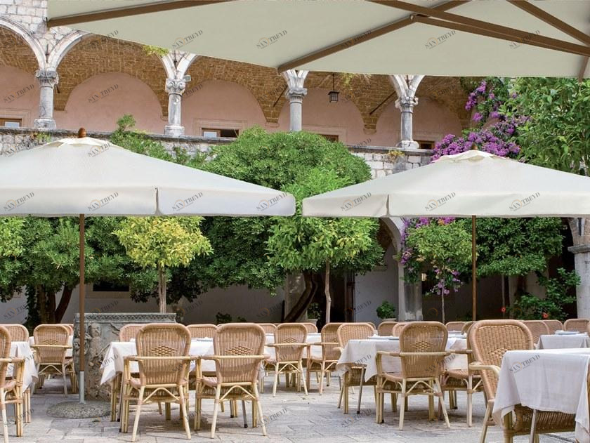 Scolaro Parasol Квадратный зонт ироко с телескопической застежкой Palladio C3040 pat/c4040 pat