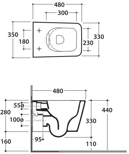 Подвесной унитаз настенный Белый Ceramica Globo INCANTHO Италия sun-id-1472057 - Вид №8
