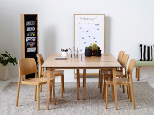 Деревянный прямоугольный складной стол