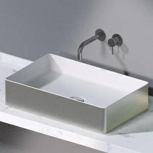 L620351 Накладная раковина на столешницу  прямоугольная A. e T. Italia Fly