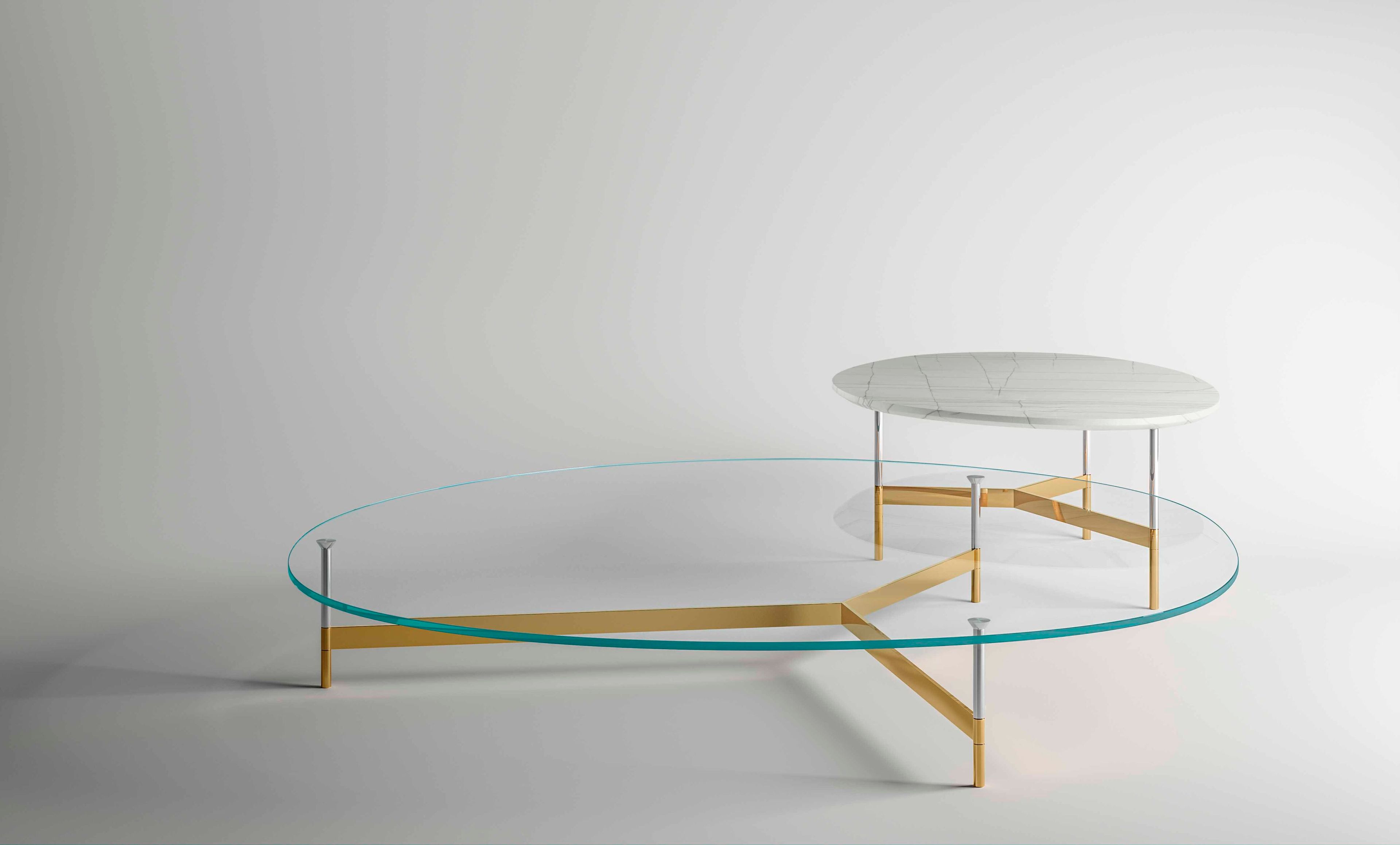 Журнальный столик с мраморной столешницей Tonelli Design AFTER9 ARCH-00083691 - Вид №2