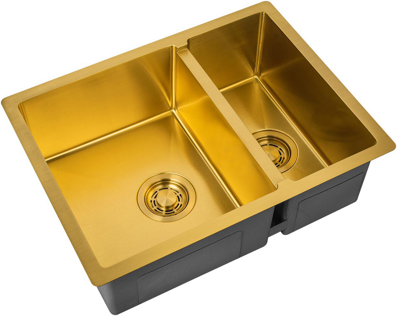 Мойка кухоная ZorG Light ZL R 580-2-440 BRONZE из нержавеющей стали, бронза