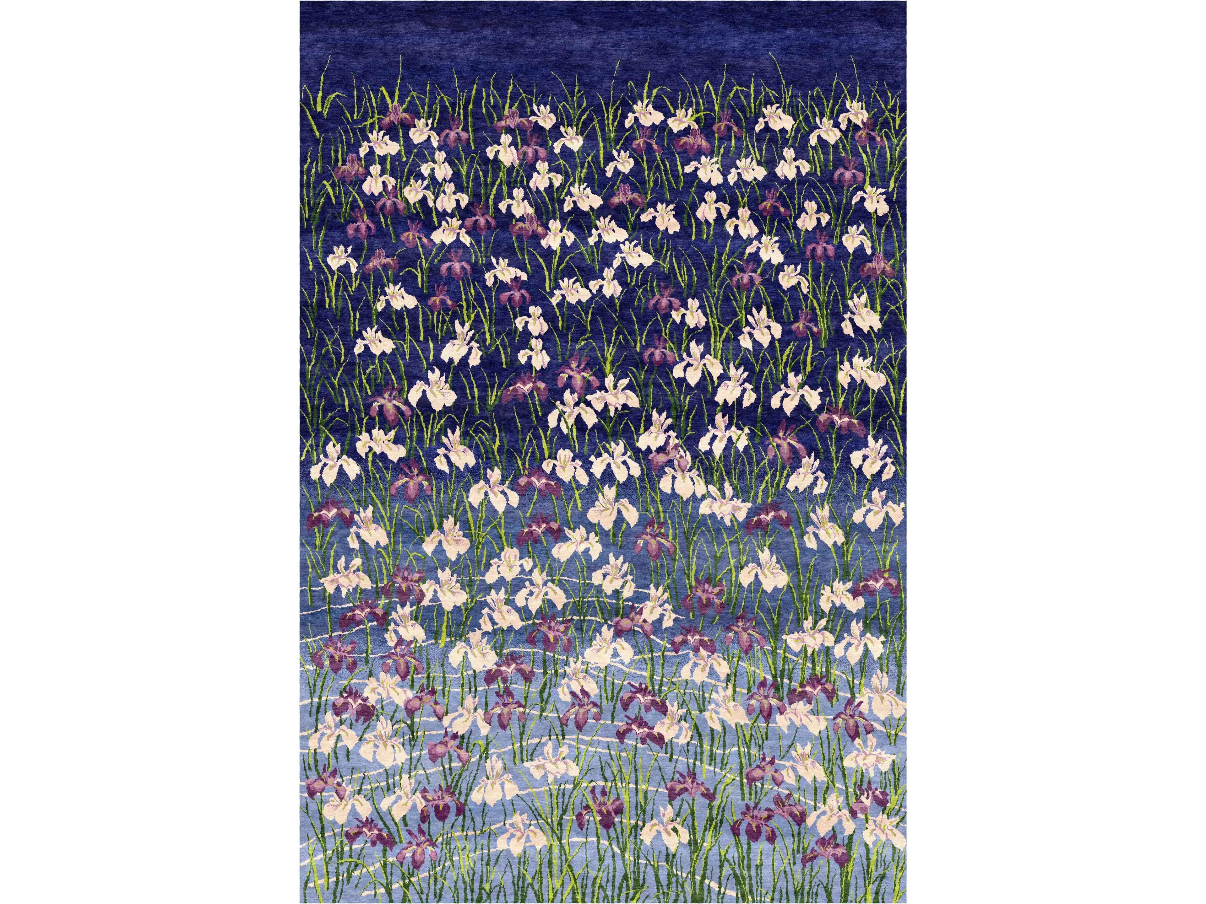 Шерстяной прямоугольный цветочный ковер Zollanvari Flower Meadow ARCH-00073227