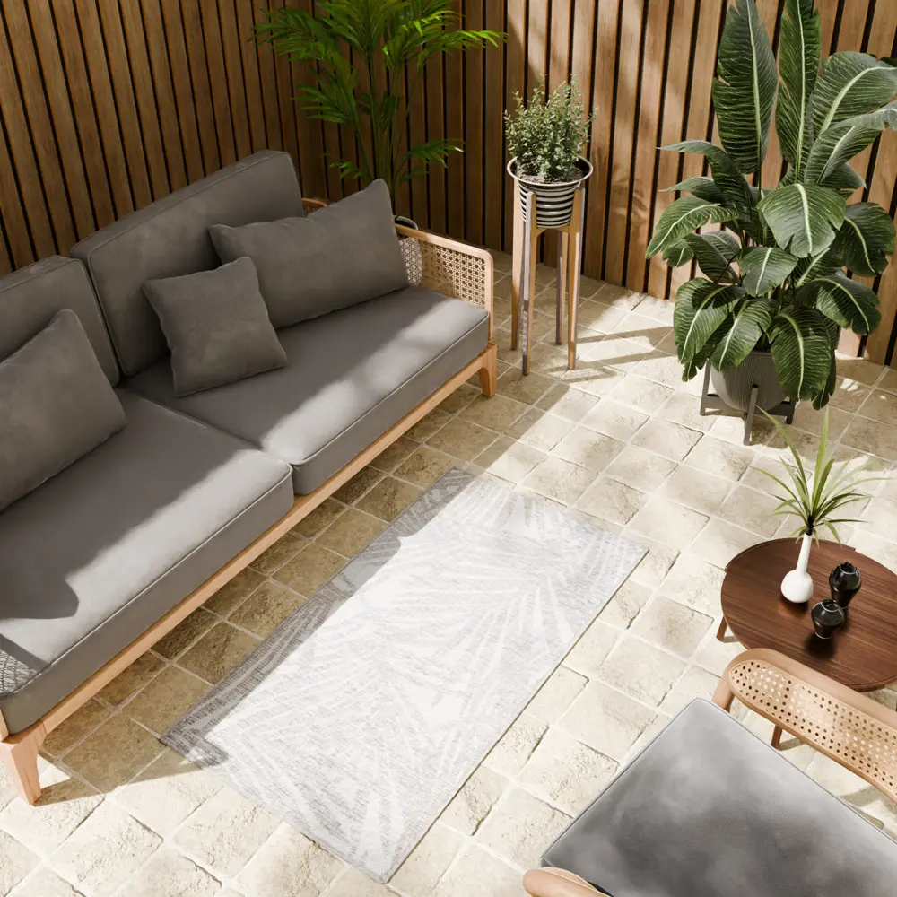 Циновка Дели 60x110 см полипропилен 84115_53211 цвет серый ROYALTAFT STLM-2018046 - Вид №6