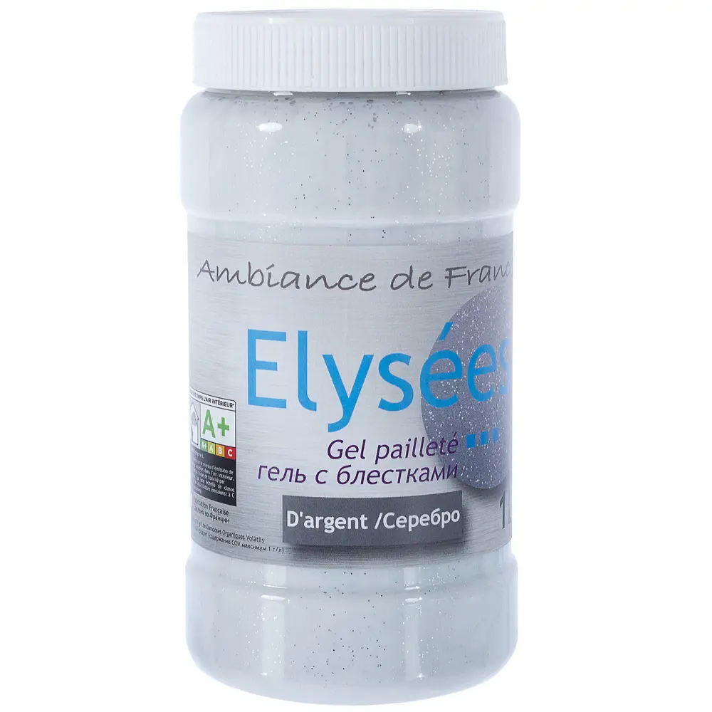 Гель с блёстками Elysees d'Argent 1 л цвет серебро 13008415 STLM-2069474 Santreyd 
