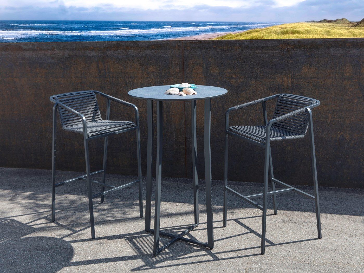 Круглый ламинированный садовый стол FISCHER MÖBEL Люкс ARCH-00077072 - Вид №2