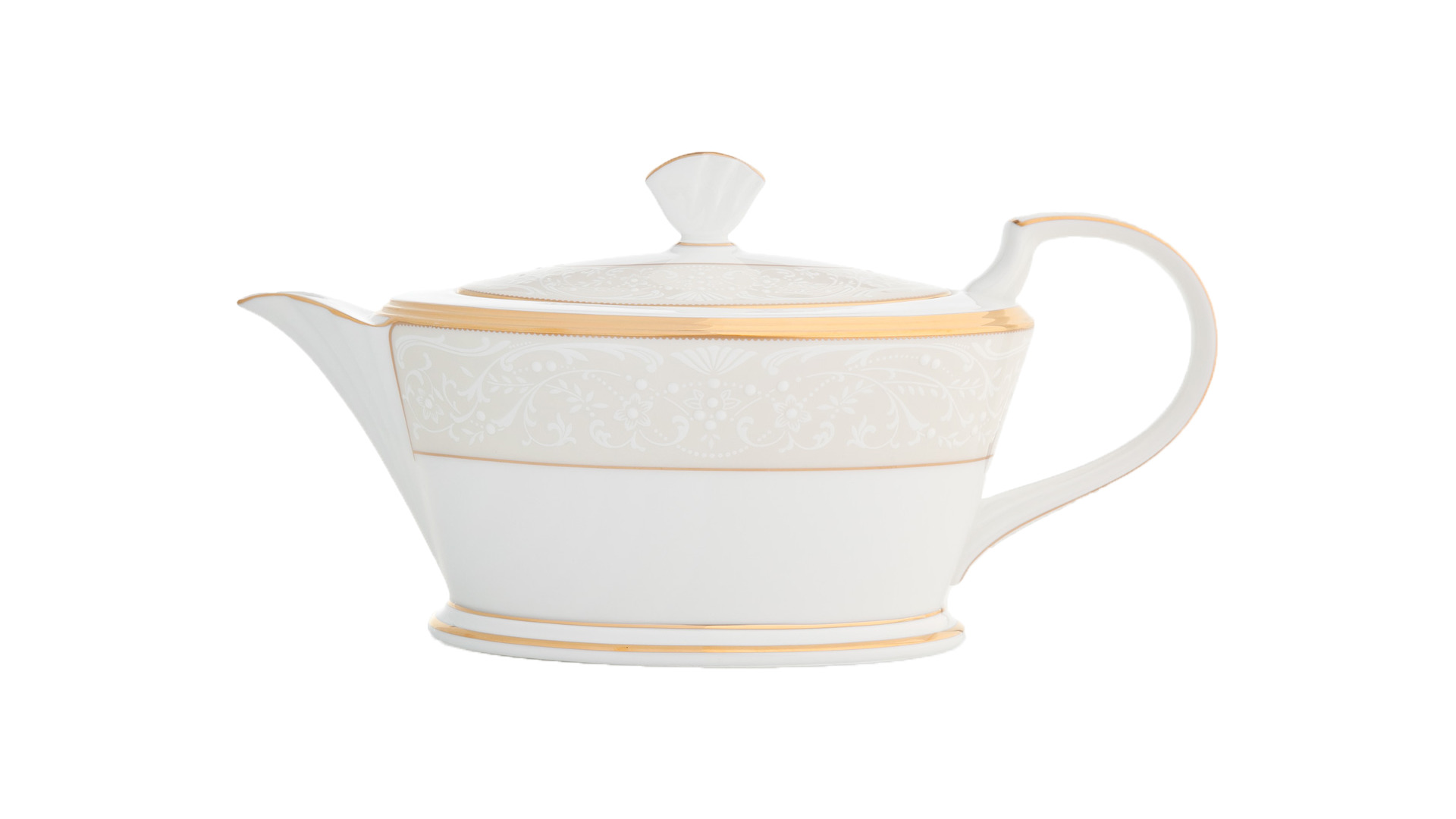10632938 Noritake Тет-а-тет чайный Noritake "Белый дворец" 2/9 Фарфор костяной  - Вид №4