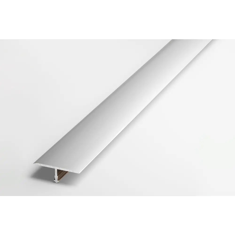 FLOOREXPERT Т-образный порог для стыковки напольных покрытий 180 см серебристый 89133700 STLM-0078854 - Вид №2