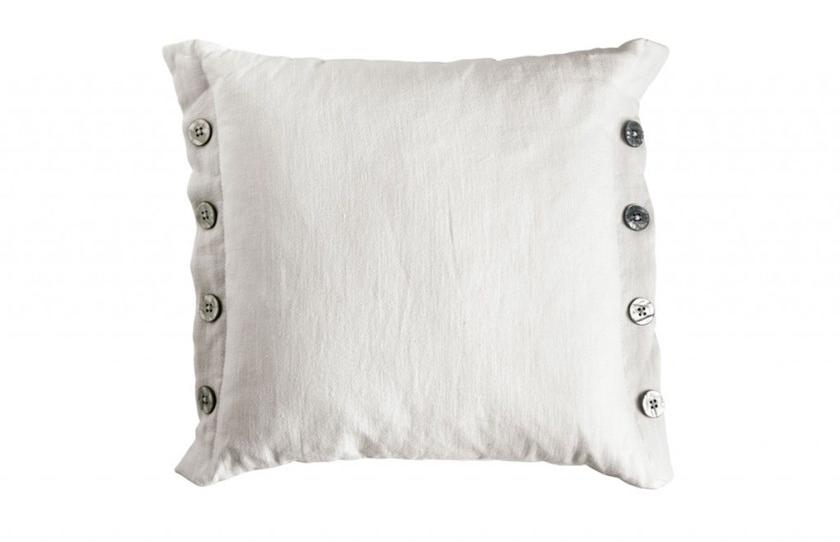 Gruppo Tomasella Однотонная квадратная подушка из ткани sun-id-1424743 - Вид №5