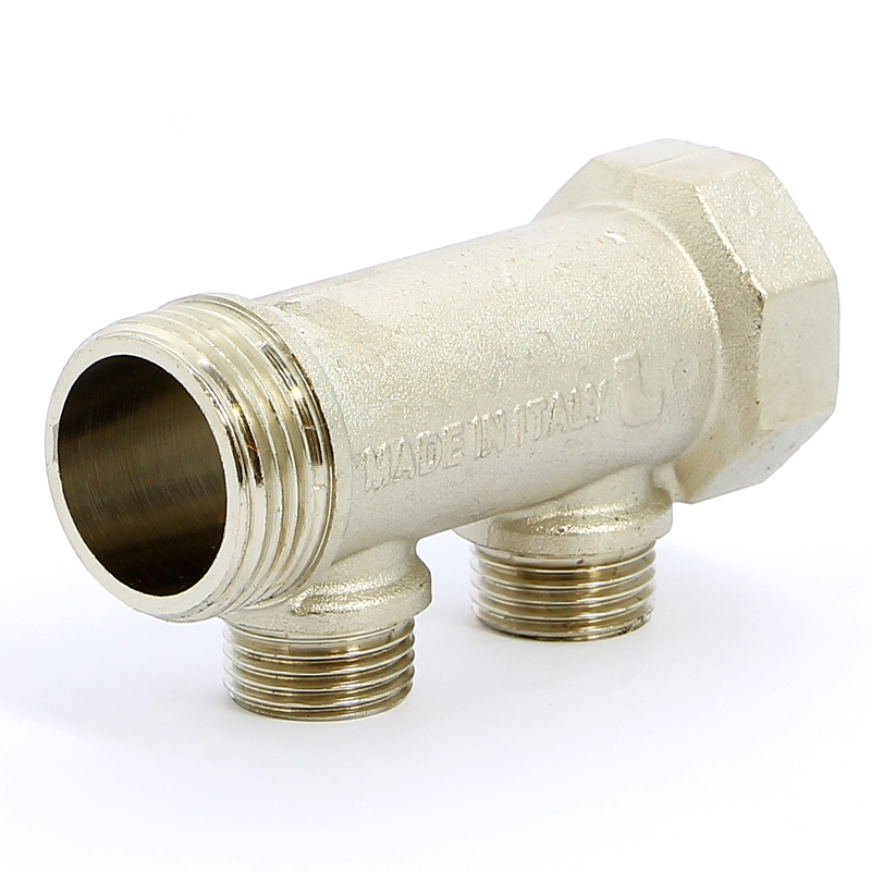 Коллектор НВ 1" никелированный ITAP 2 выхода 1/2"Н 38мм 45512 - Вид №3