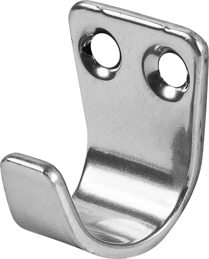 89344630 Вешалка настенная №1 1 крючок цвет хром глянцевый STLM-1004914