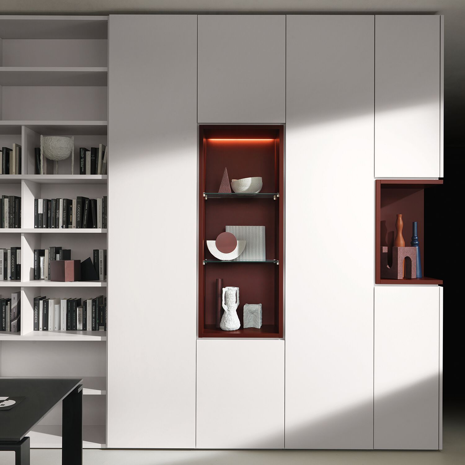 Секционный угловой шкаф Zalf Freespace ARCH-00028633 - Вид №11