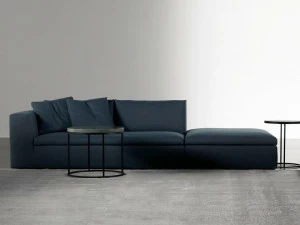 Meridiani Секционный диван со съемным чехлом из ткани Louis