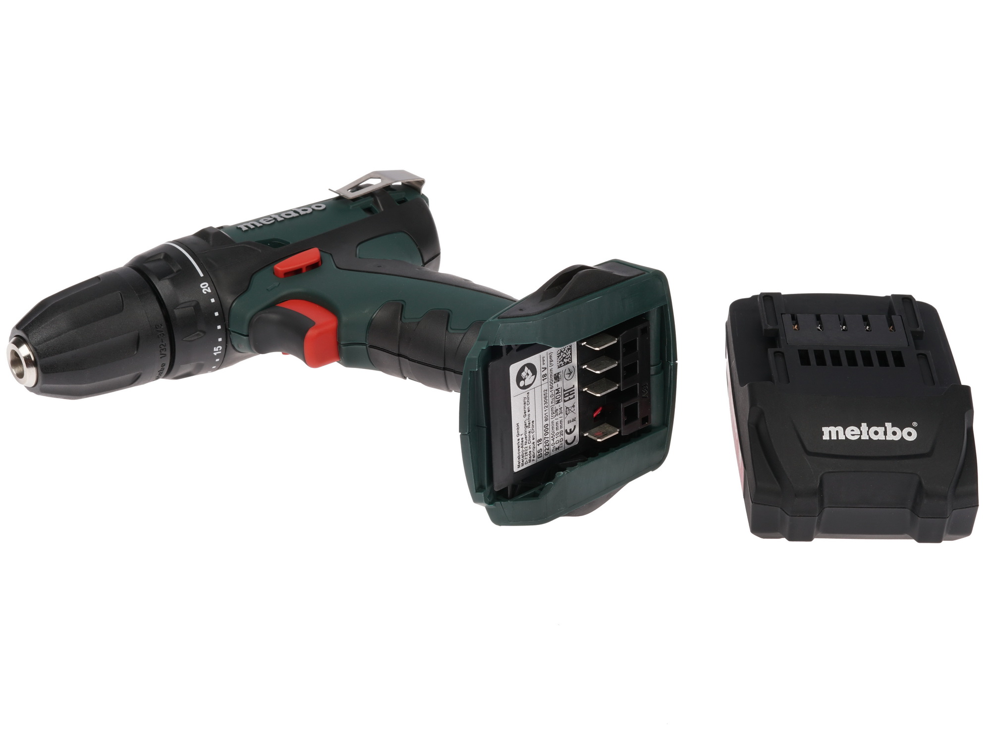 Дрель-шуруповерт Metabo BS 18 SET CAS 18V 1153476 STDN-0034902 - Вид №4