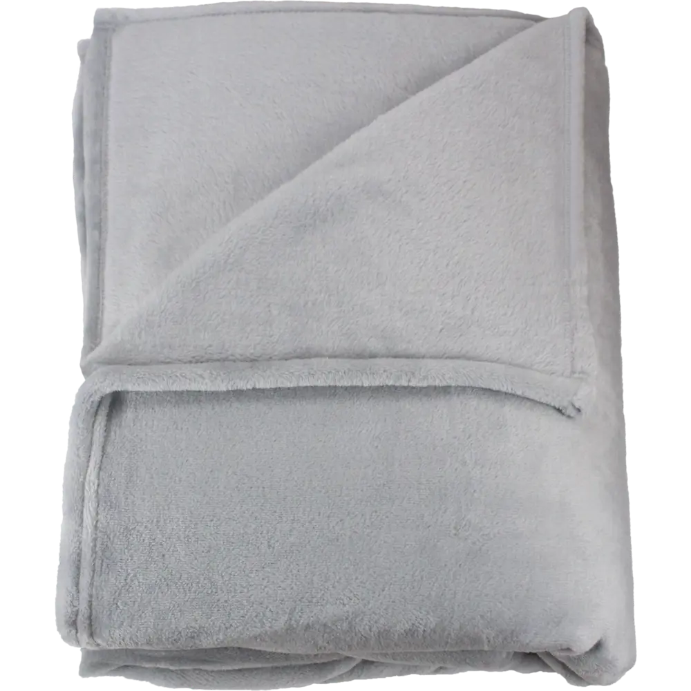 Плед Flamingo 200x220 см микрофибра цвет серый 82603090 STLM-2037187 INSPIRE - Вид №1