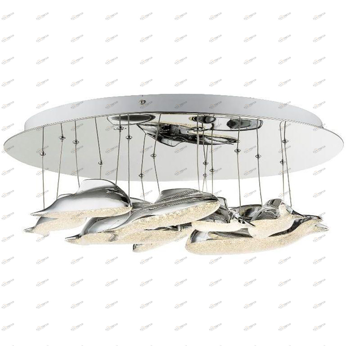 Потолочная светодиодная люстра Globo Doremix 56131-92D GLOBO ДИЗАЙНЕРСКИЕ, DOREMIX 108903 Хром Ceramica Globo 