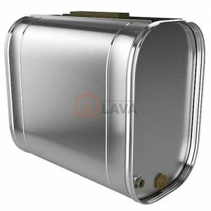 Бак навесной LAVA 60 л. (0,5 мм AISI 439) горизонтальный с ТЭН