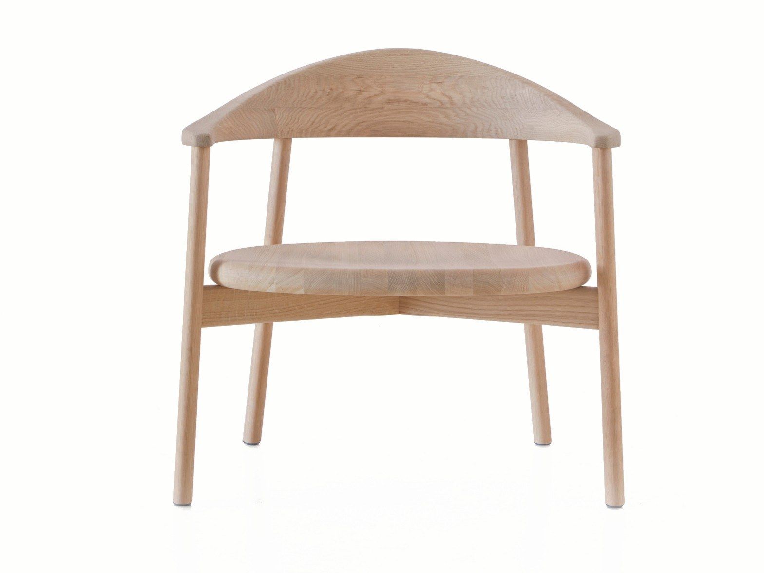 Стул из массива дерева с подлокотниками BassamFellows ARCH-00090418