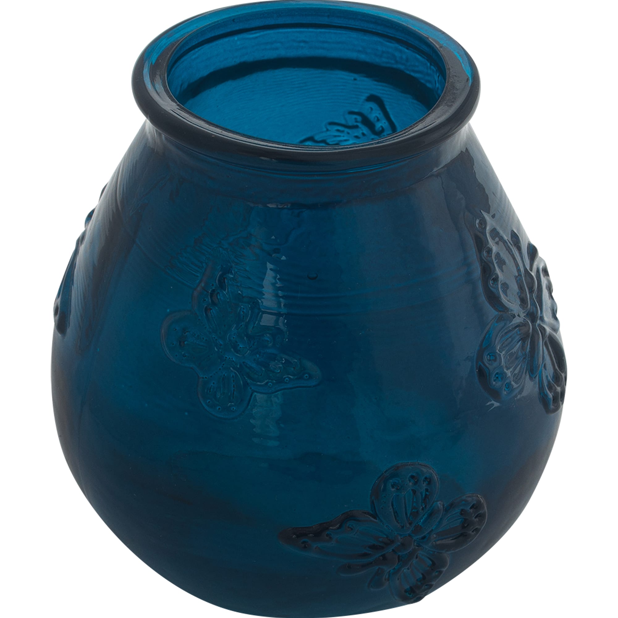 82223435 Подсвечник «Бабочки», цвет прозрачный тёмно-синий Santreyd  - Вид №1