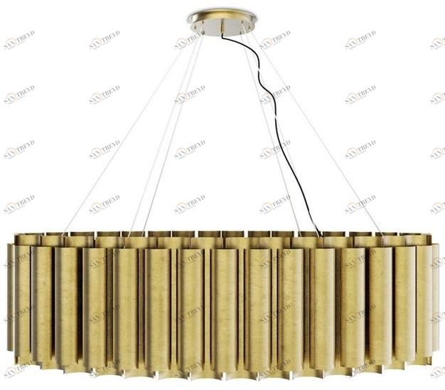 BRABBU Подвесной светильник ручной работы из латуни Aurum sun-id-1499844