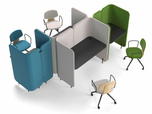 Секционный стол с разделительными панелями