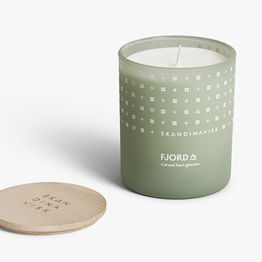 SK20101 Свеча ароматическая fjord с крышкой, 200 г (новая) S K A N D I N A V I S K  - Вид №5