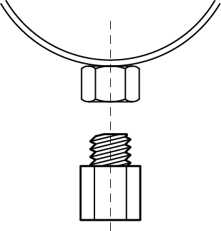 6477308 Монтажный элемент BIS Переходники нерж. создание резьбового соединения WALRAVEN  - Вид №2